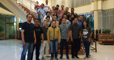 beberapa anggota yang hadir dalam pertemuan PHRD Jateng eks Karesidenan Pekalongan